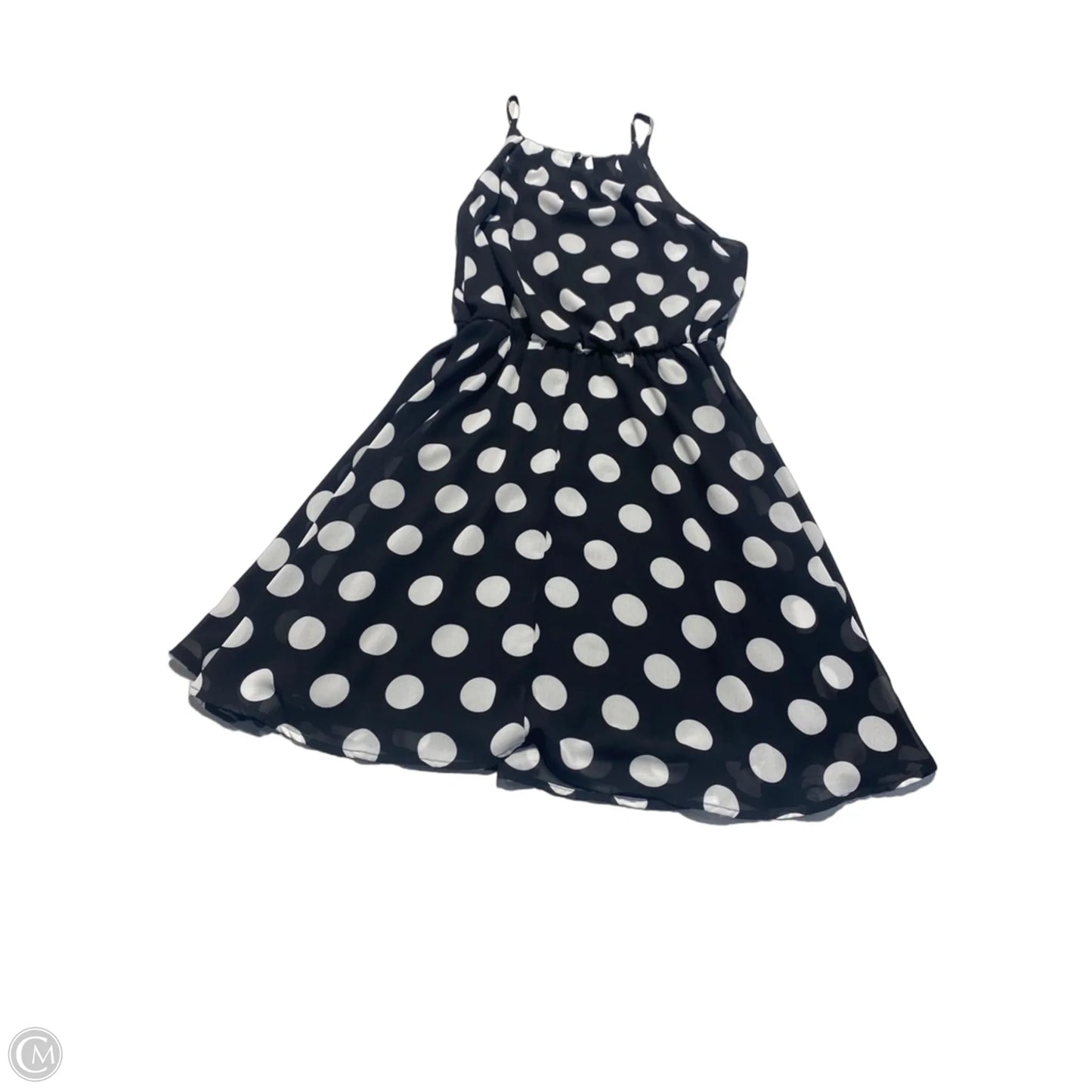 Dress Casual Short By Mi Ami In Polkadot Pattern, Size: L