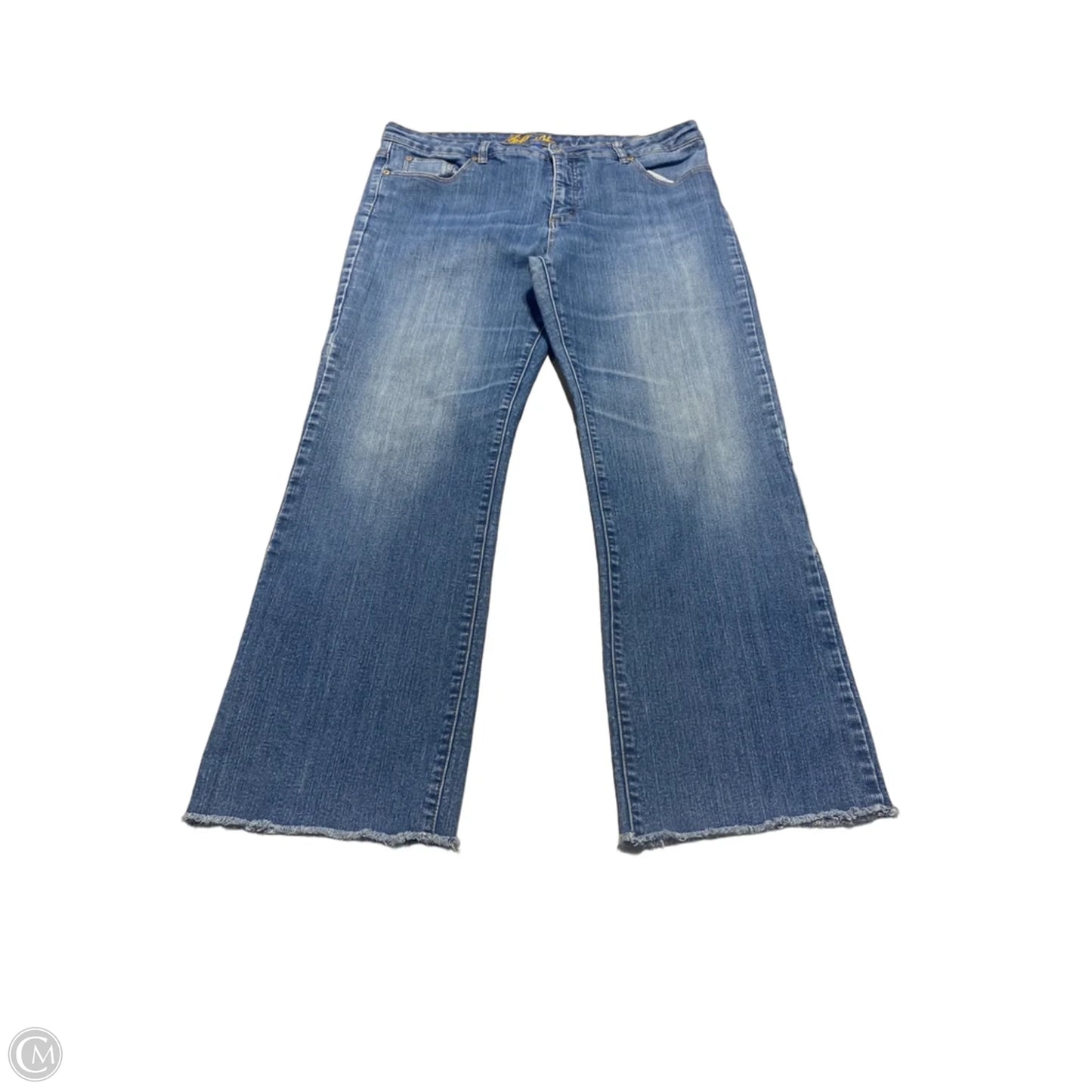 Jeans Boot Cut By Cmc In Blue Denim, Size: 16