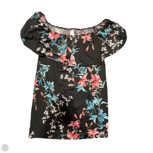Dress Casual Midi By West Loop In Black & Pink, Size: Xl