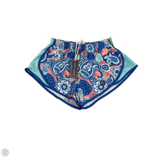 Athletic Shorts By Simply Southern In Blue & Pink, Size: S