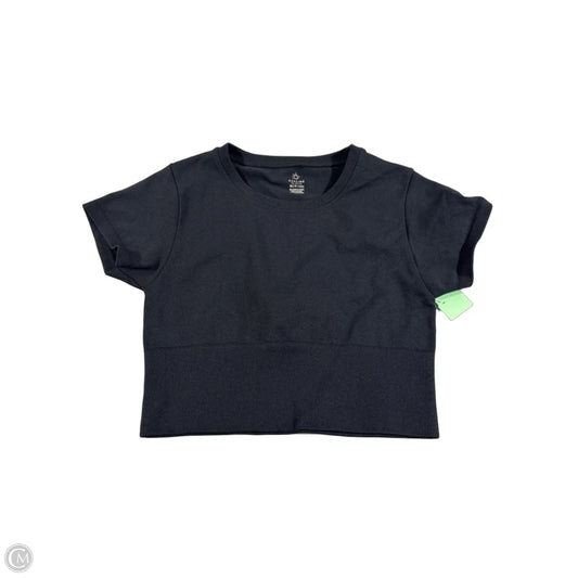 Athletic Top Short Sleeve By Aerie In Black, Size: Xs