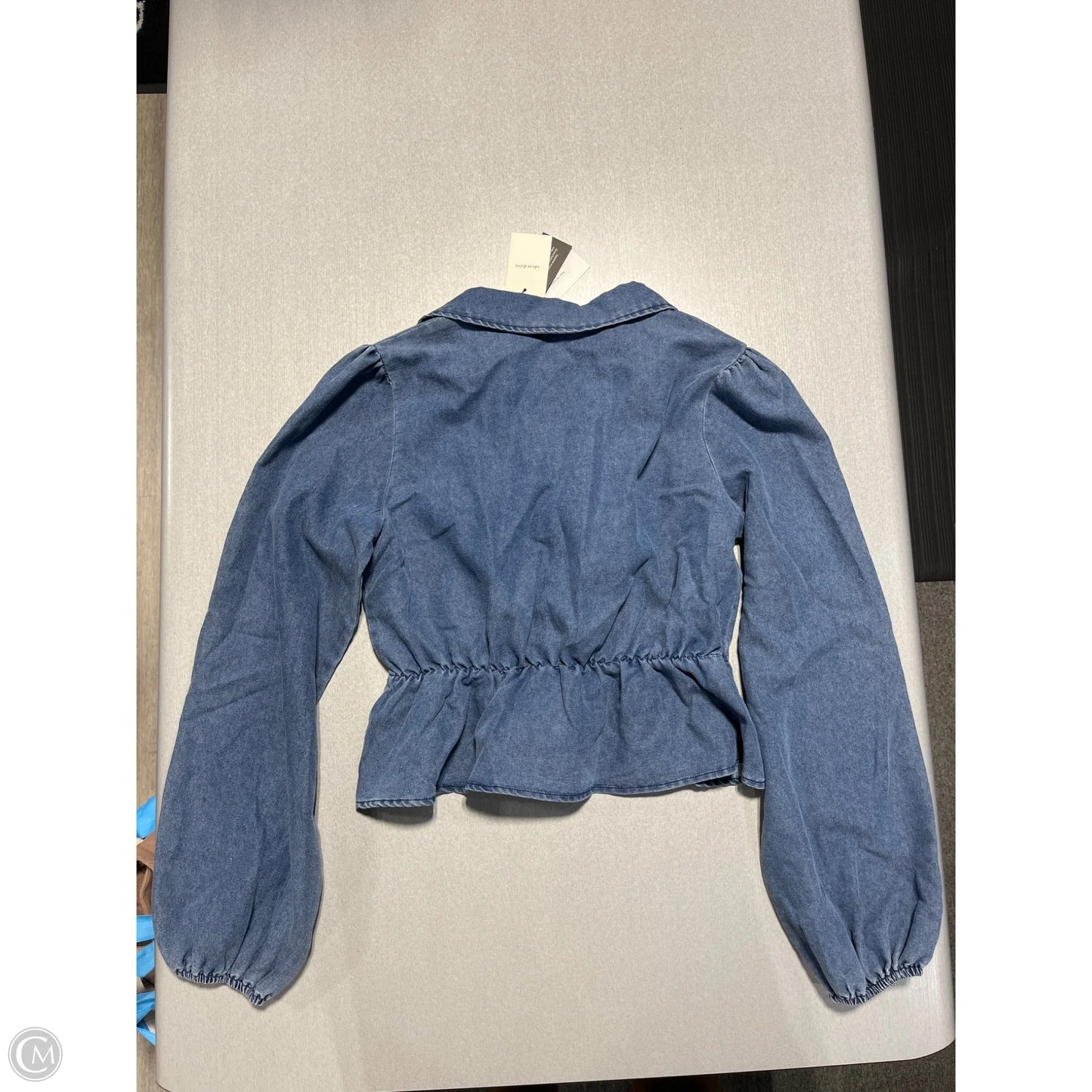 Top Long Sleeve By Cma In Blue, Size: S