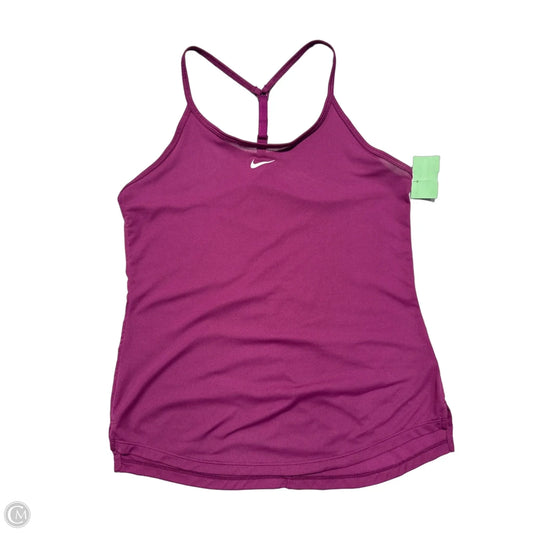 Athletic Tank Top By Nike In Purple, Size: S