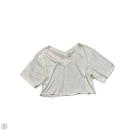 Top Short Sleeve Basic By Joy Lab In White, Size: Xxs