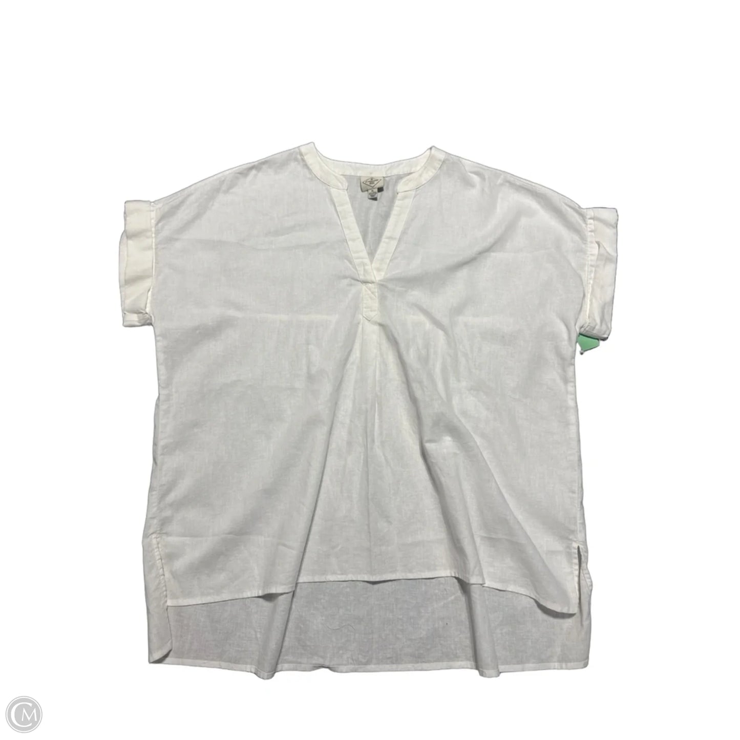 Top Short Sleeve By St Johns Bay In White, Size: Xl