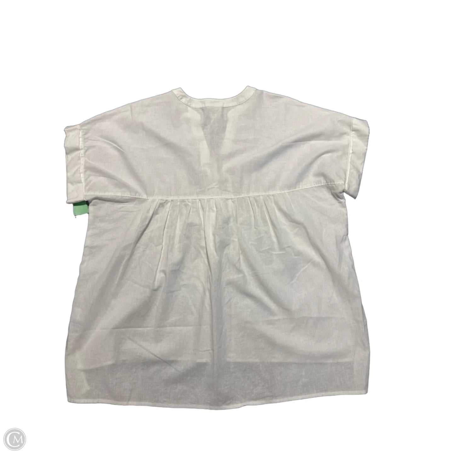 Top Short Sleeve By St Johns Bay In White, Size: Xl