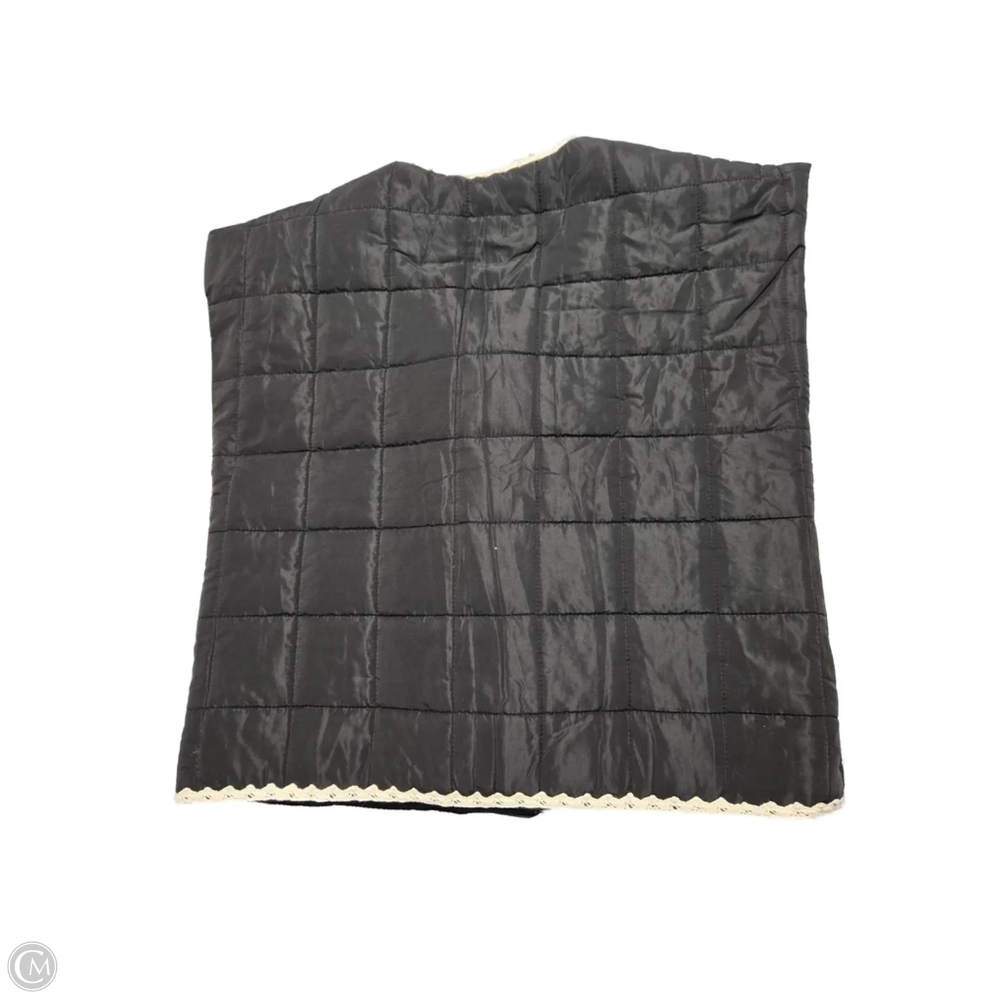 Vest Faux Fur & Sherpa By Annie In Black, Size: L