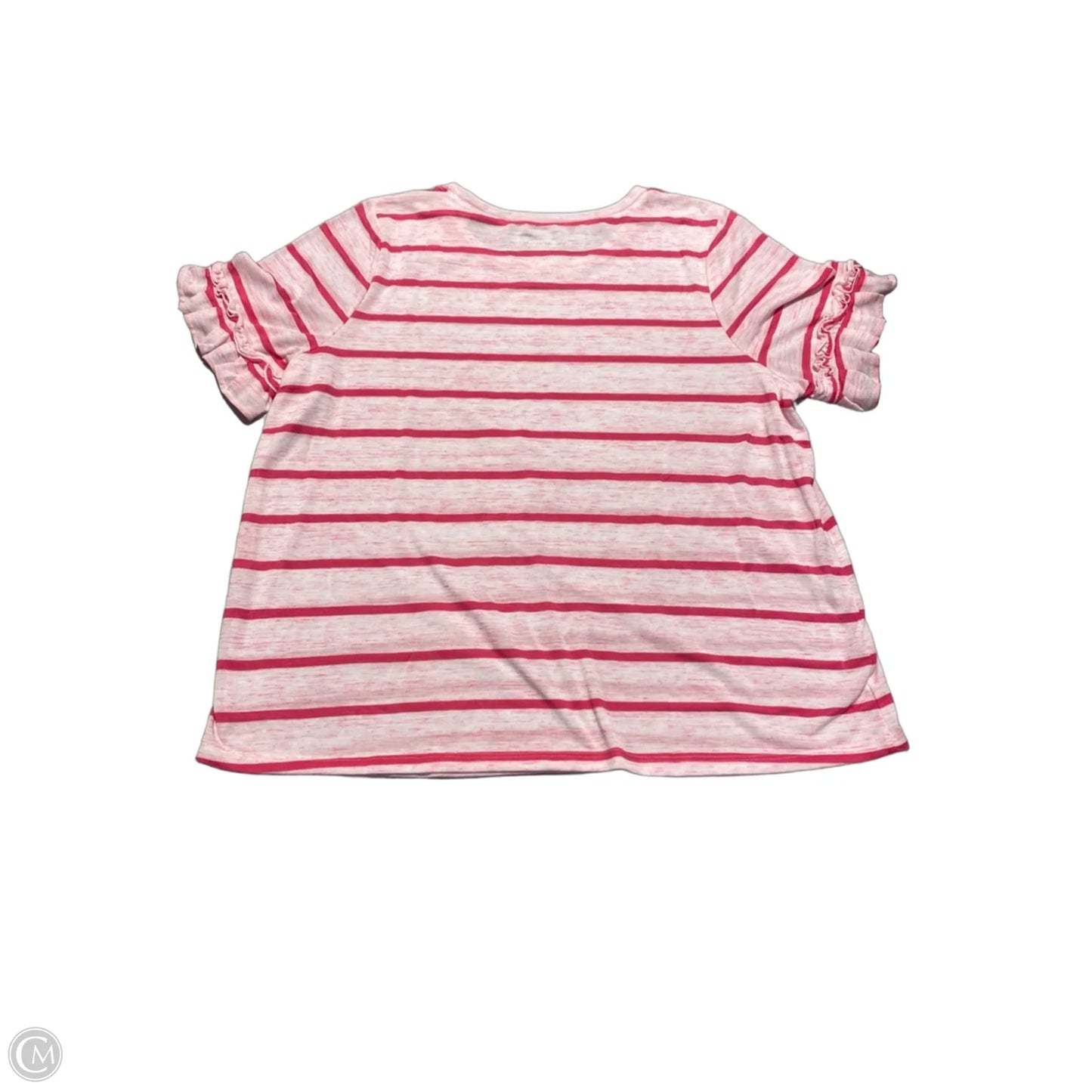 Top Short Sleeve By Lane Bryant In Pink, Size: 1x
