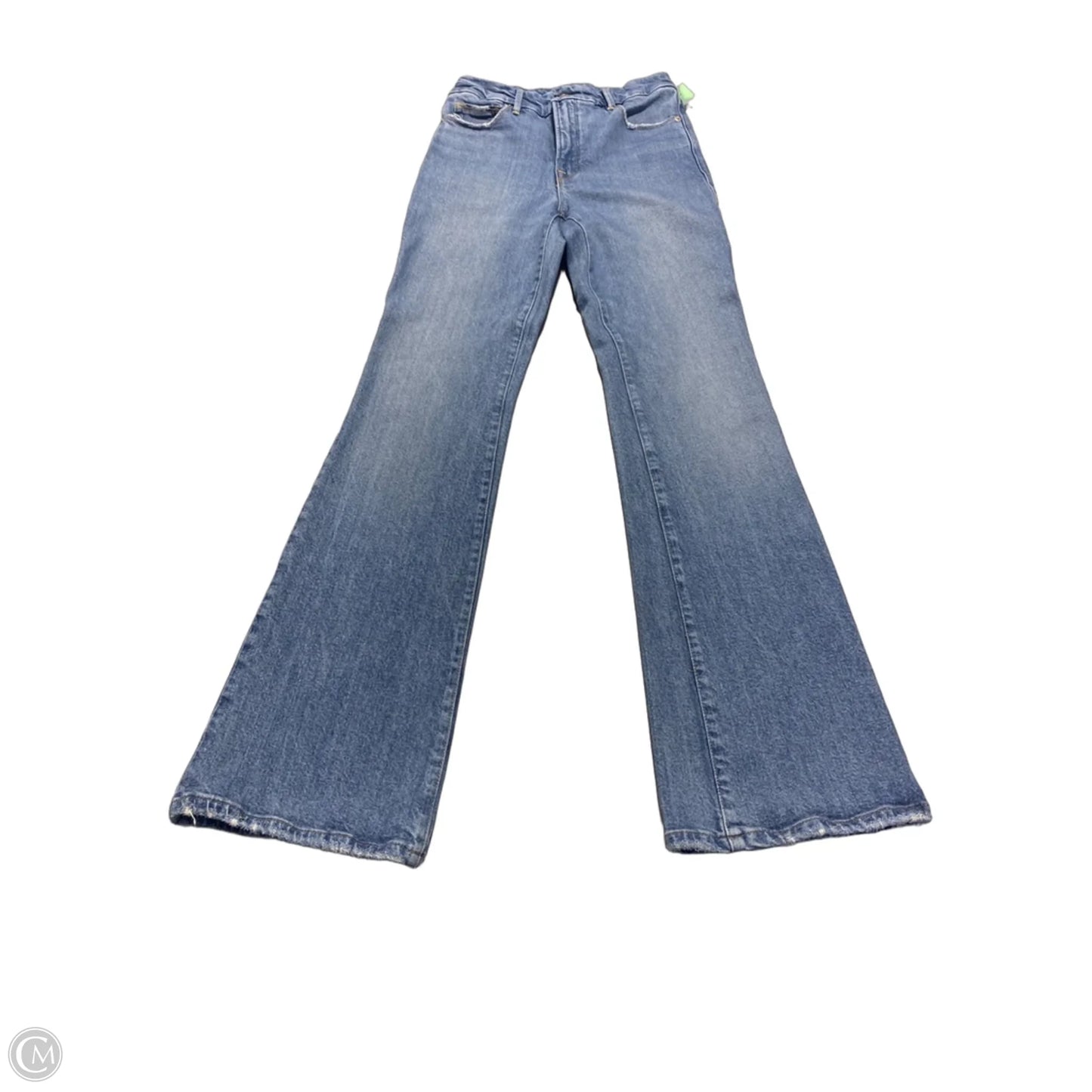 Jeans Boot Cut By Good American In Blue Denim, Size: 2