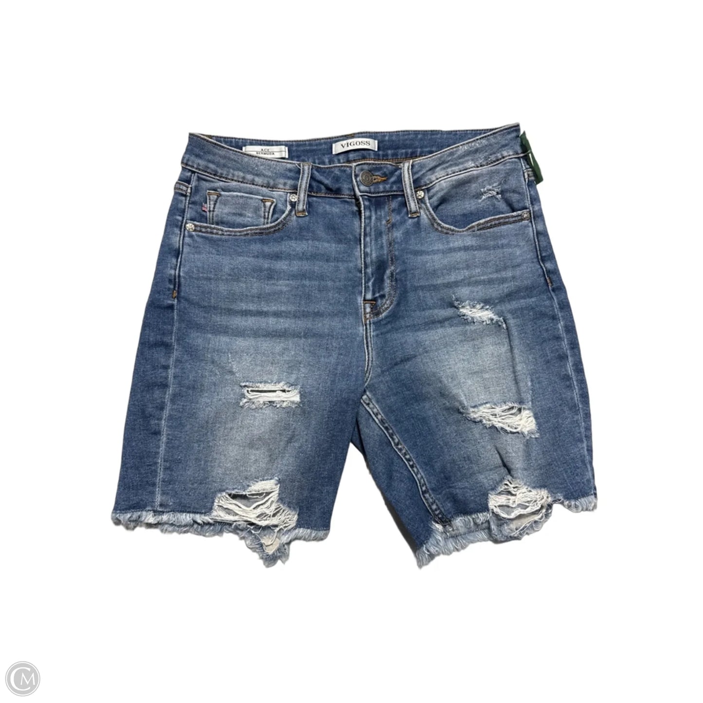 Shorts By Vigoss In Blue Denim, Size: 6