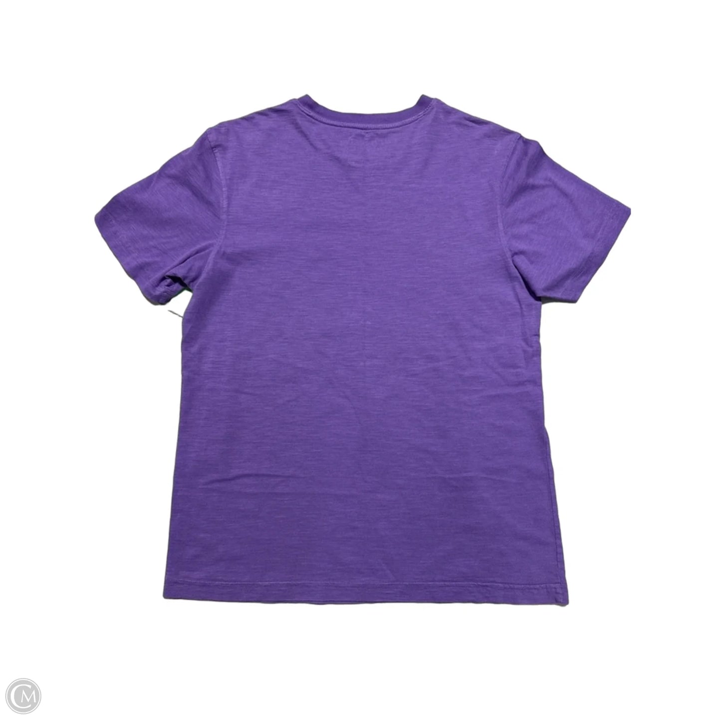 Top Short Sleeve By Cmc In Purple, Size: M
