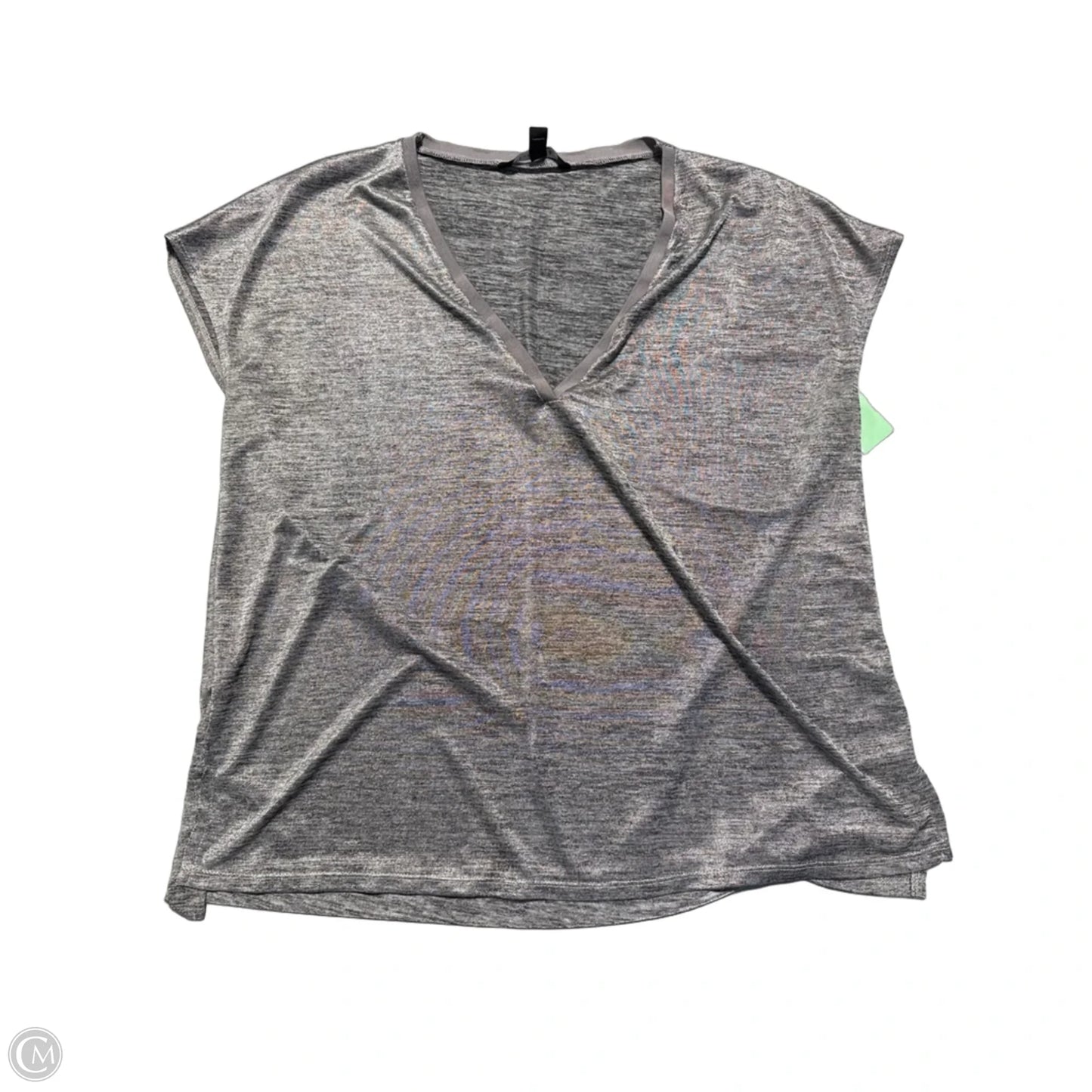 Top Short Sleeve By Long Tall Sally In Grey, Size: Xl