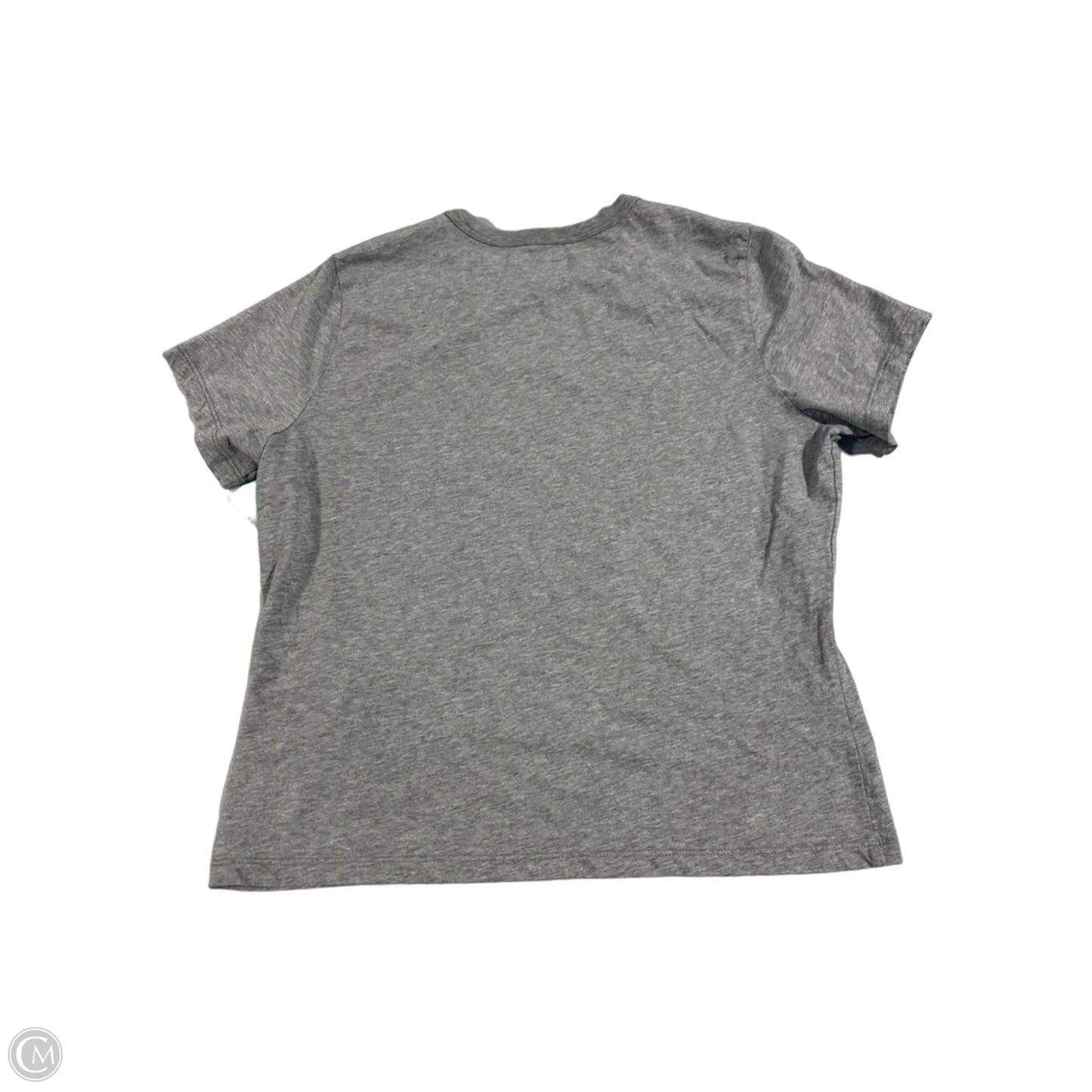 Top Short Sleeve Basic By Abercrombie And Fitch In Grey, Size: S