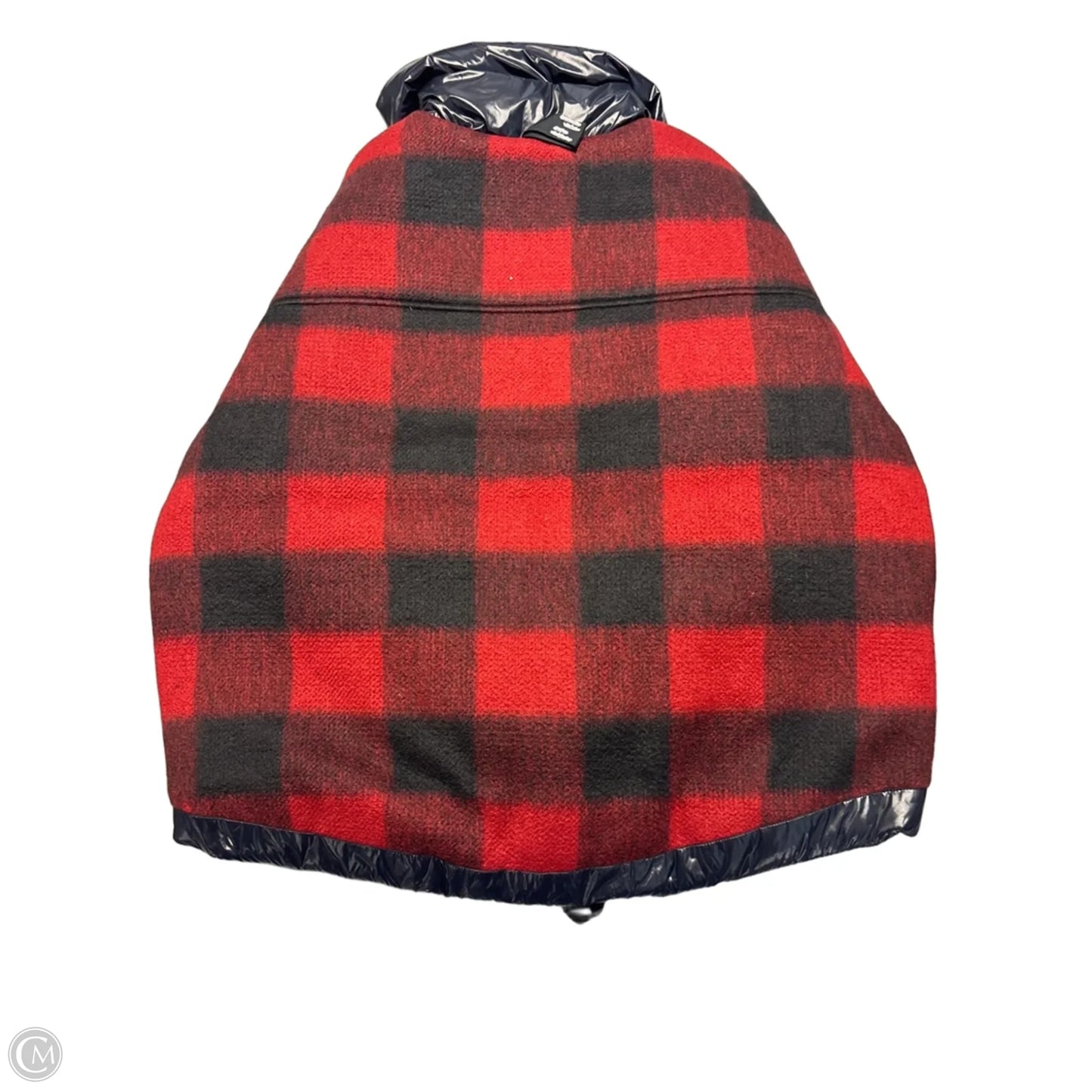 Coat Puffer & Quilted By Cmb In Black & Red, Size: M