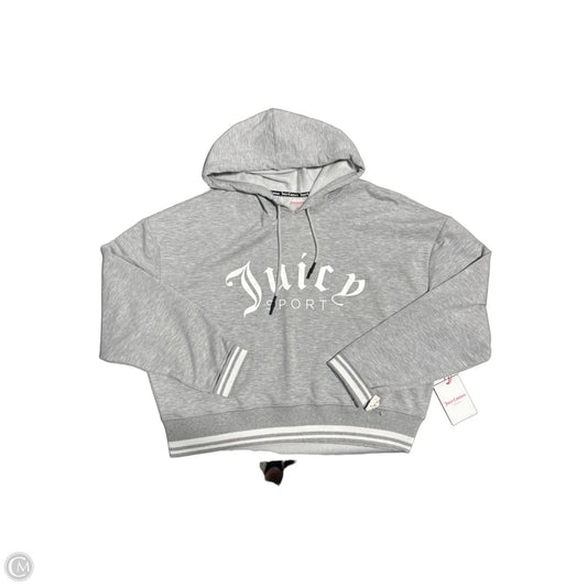 Sweatshirt Hoodie By Juicy Couture In Grey, Size: Xl