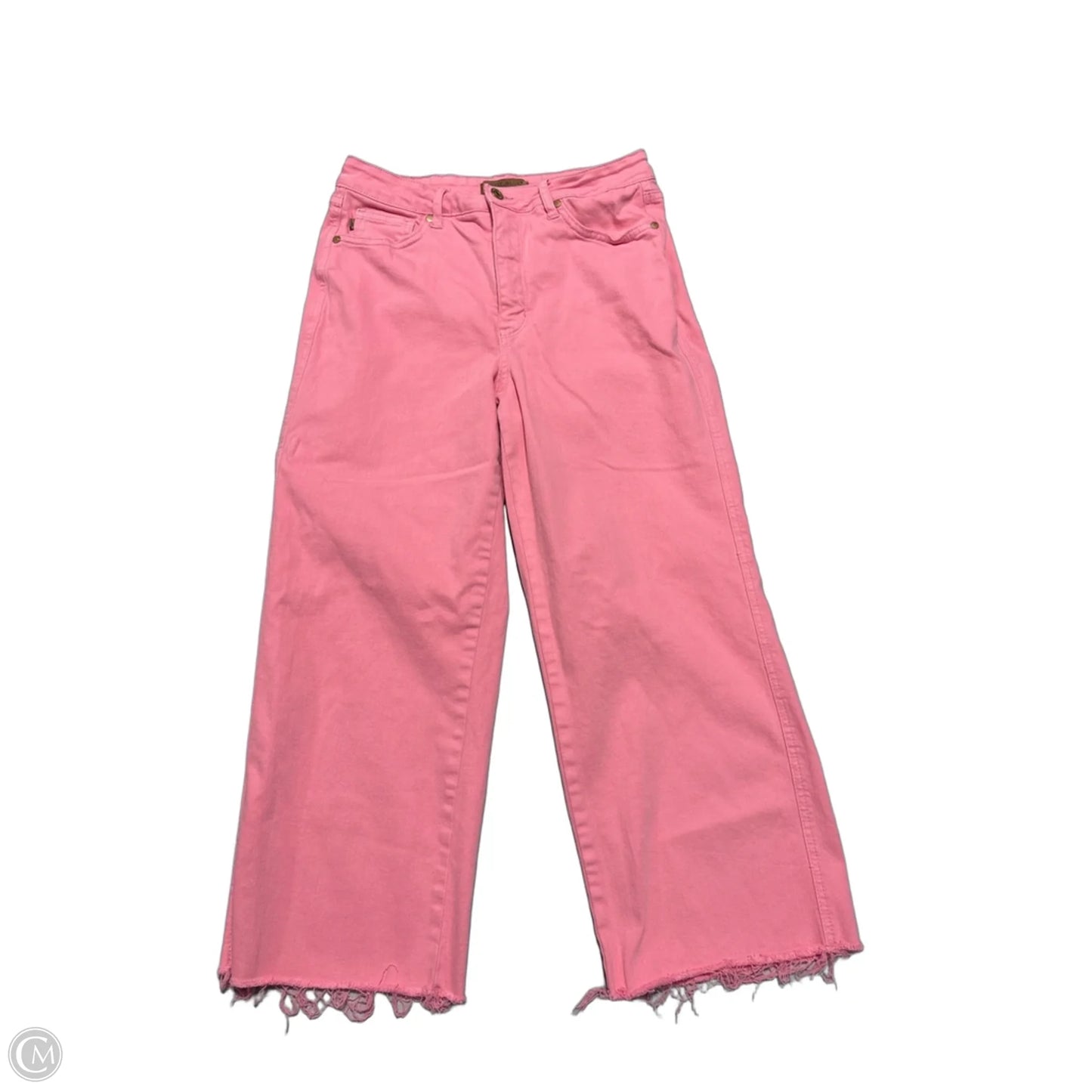Jeans Straight By Judy Blue In Pink, Size: 10