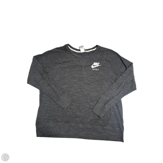 Top Long Sleeve By Nike In Black, Size: 2x