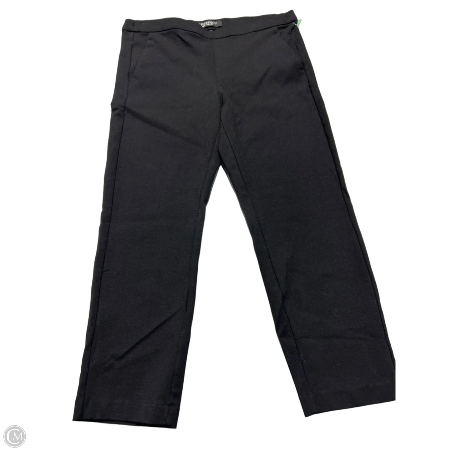 Pants Dress By Liverpool In Black, Size: 10