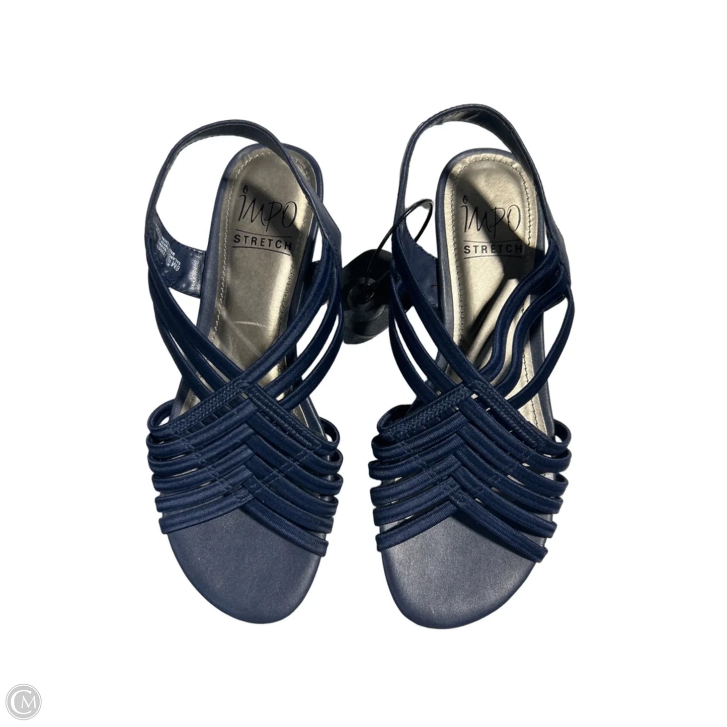 Sandals Flats By Impo In Navy, Size: 6