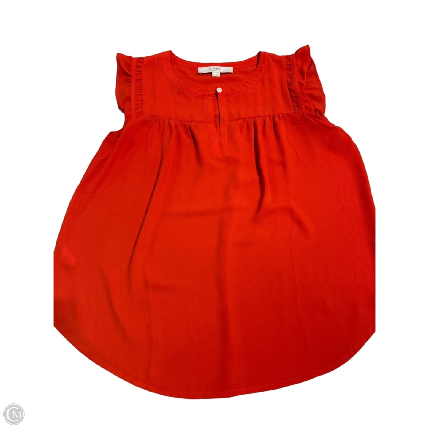 Top Sleeveless By Loft In Red, Size: Xs