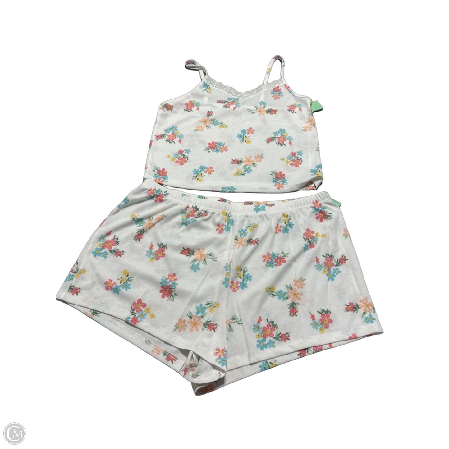 Top 2pc Sleeveless By Colsie In Floral Print, Size: Xl