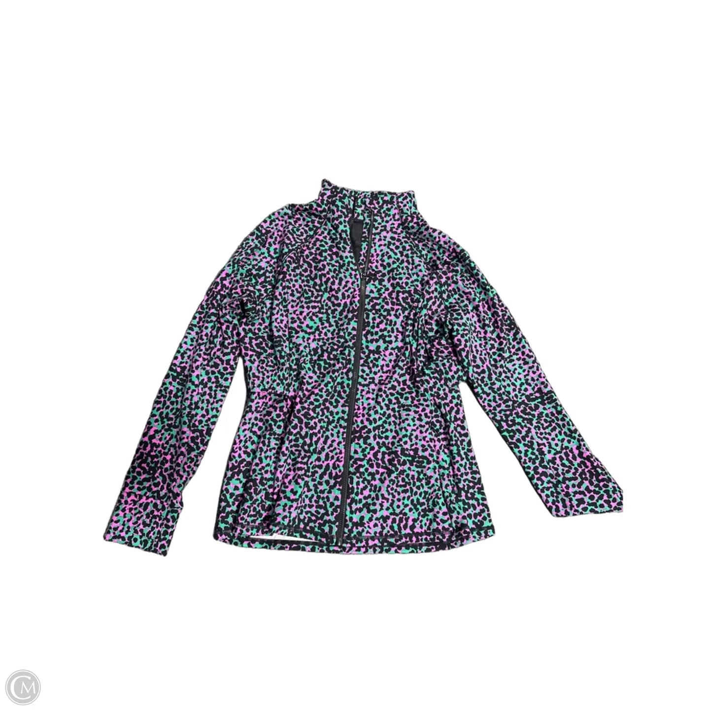 Athletic Fleece By Fabletics In Green & Pink, Size: Xxl