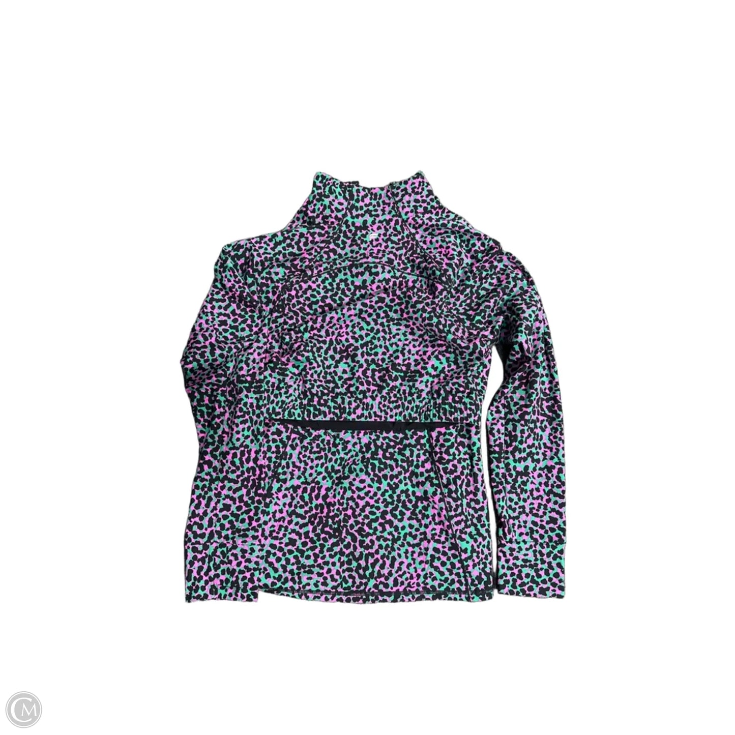 Athletic Fleece By Fabletics In Green & Pink, Size: Xxl