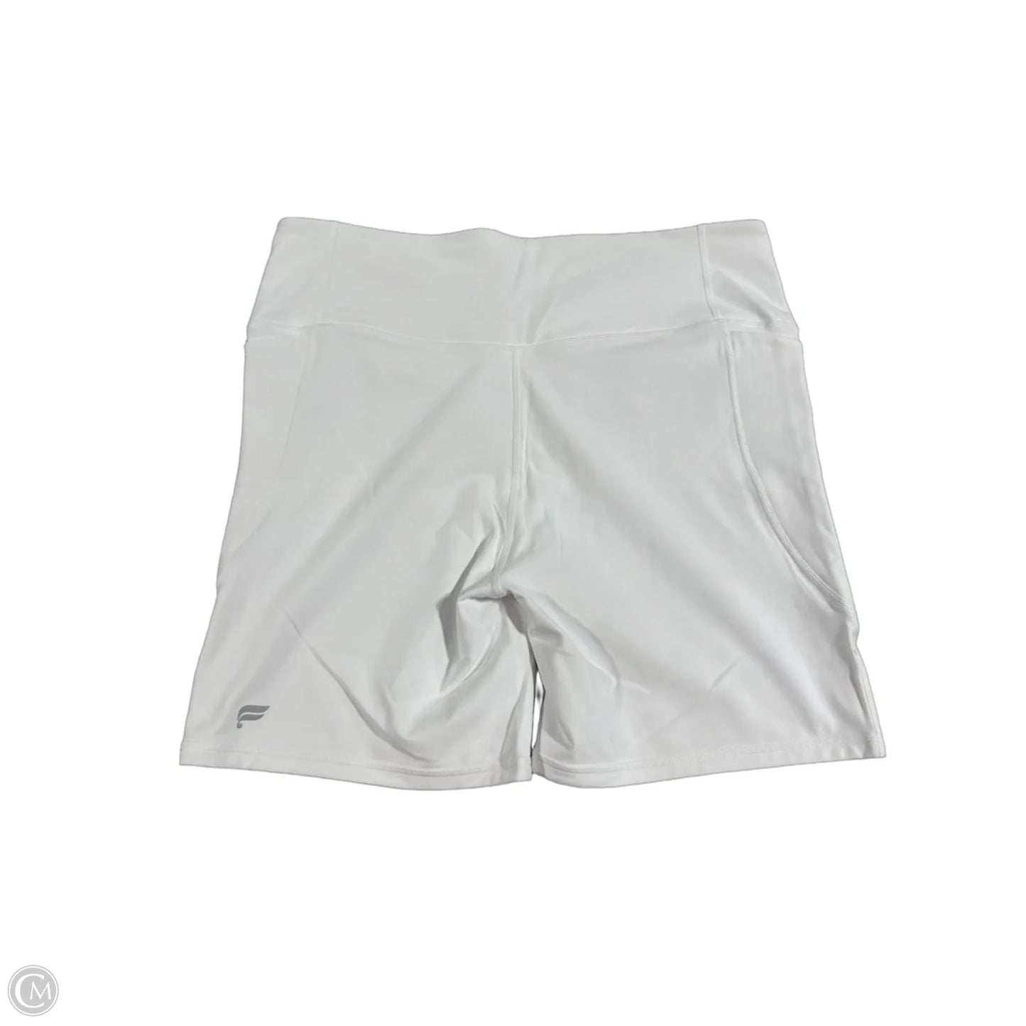 Athletic Shorts By Fabletics In White, Size: Xl