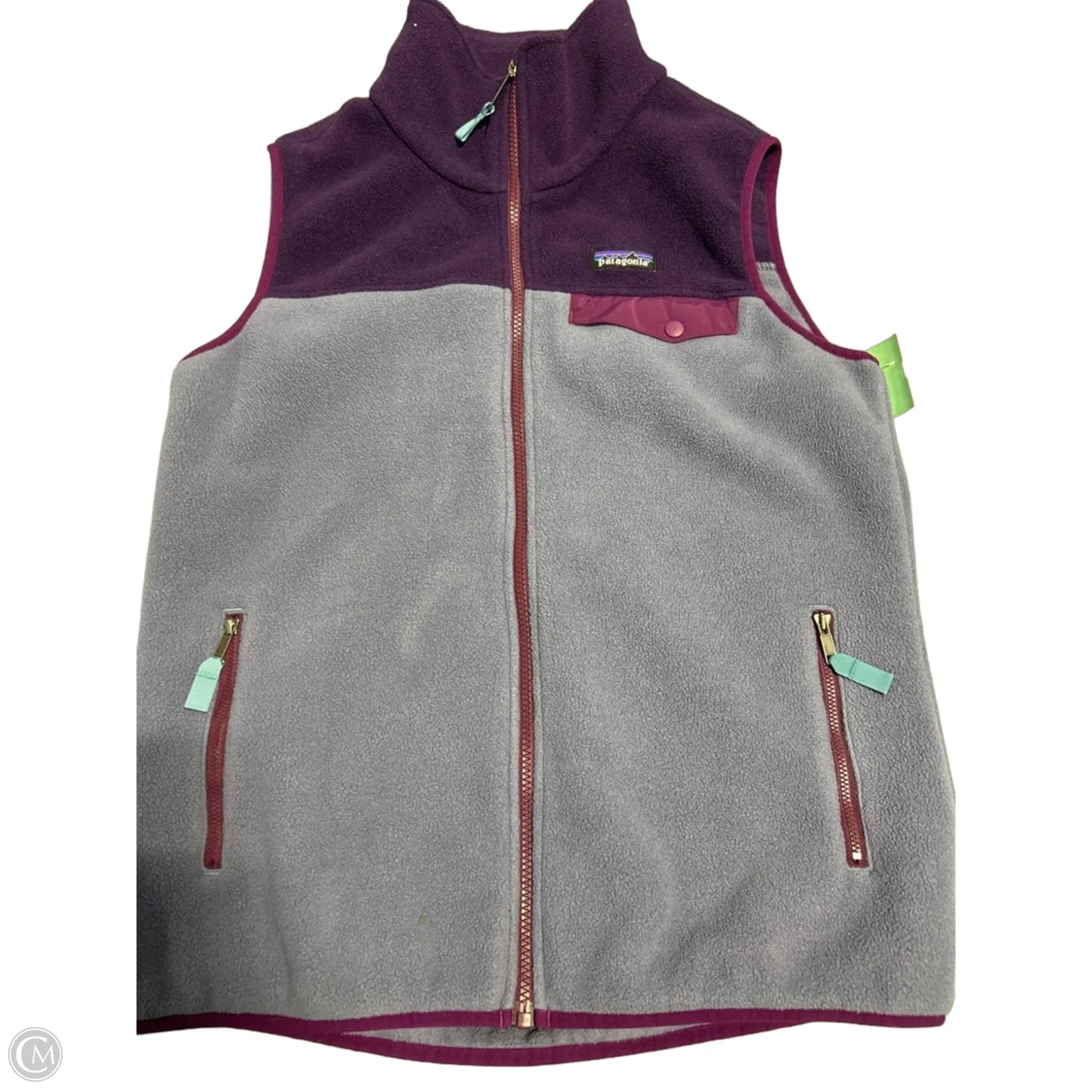 Vest Fleece By Patagonia In Purple, Size: L