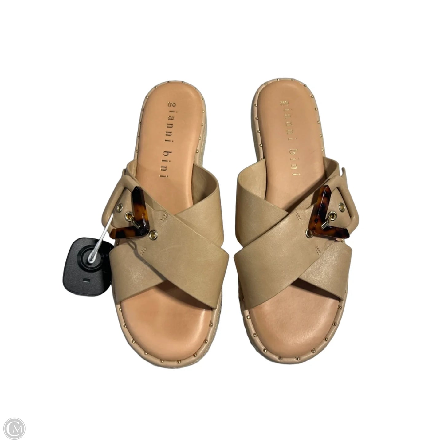 Sandals Flats By Gianni Bini In Tan, Size: 8.5