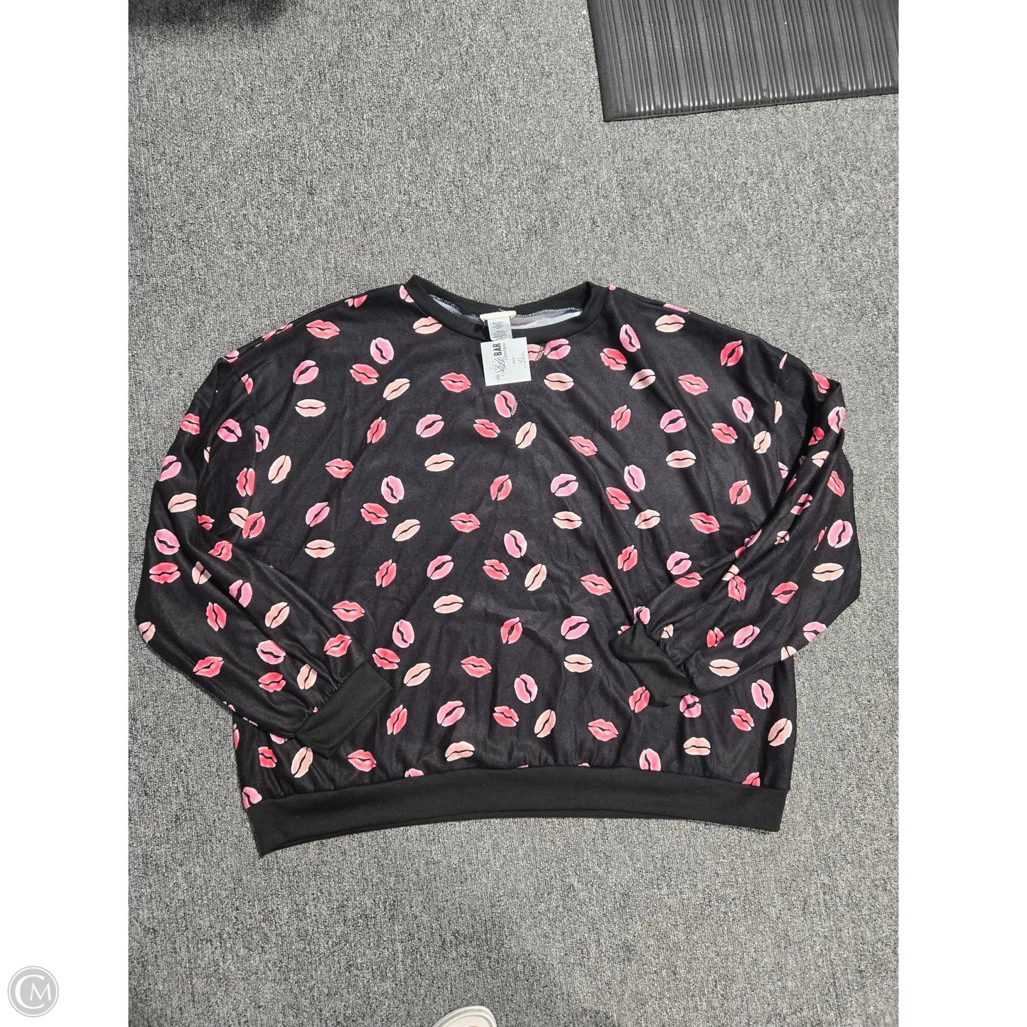 Top Long Sleeve By Clothes Mentor In Black, Size: Xl