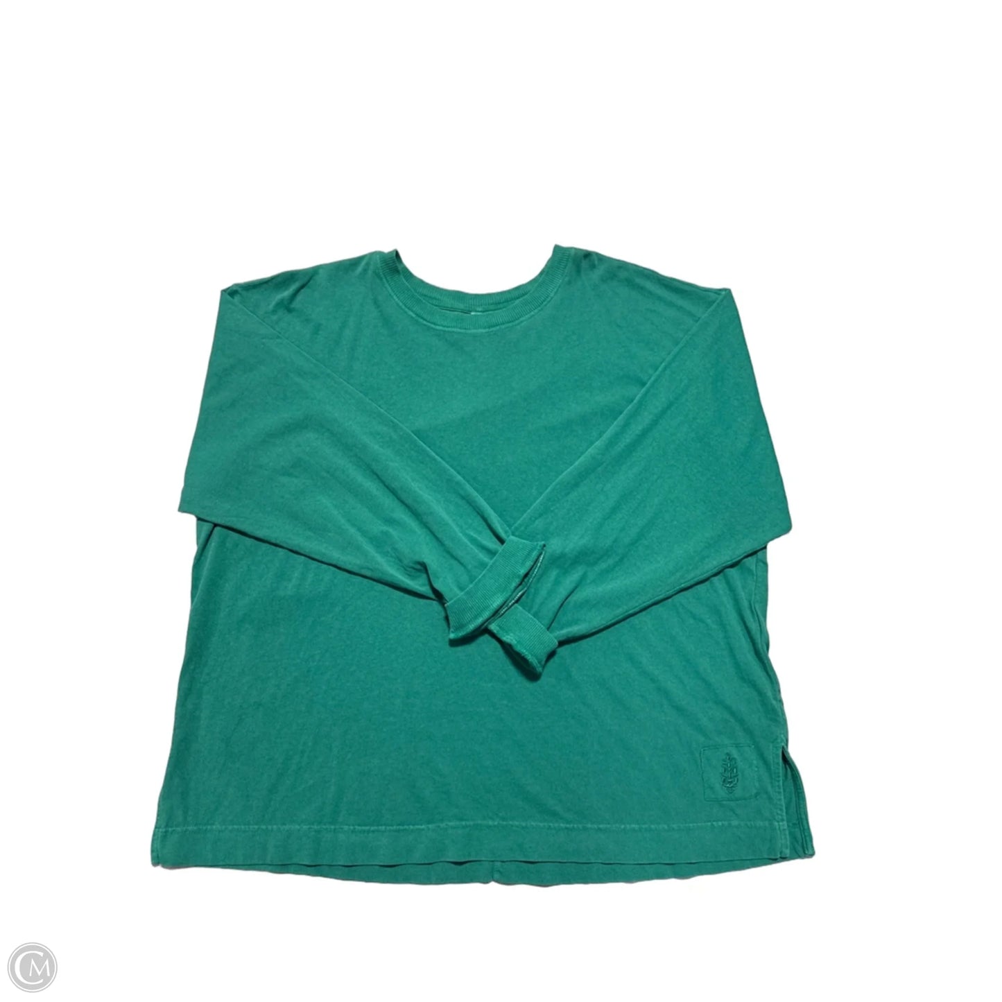 Top Long Sleeve By Free People In Green, Size: L