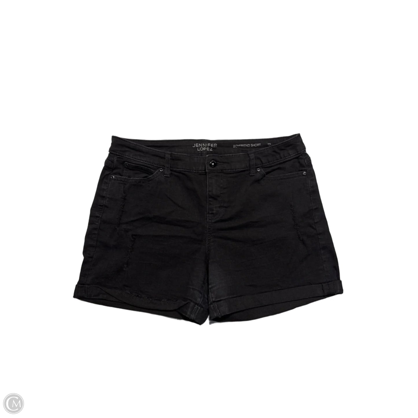 Shorts By Jennifer Lopez In Black, Size: 12