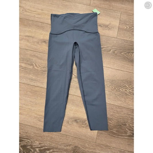 Athletic Leggings By Spanx In Blue, Size: L
