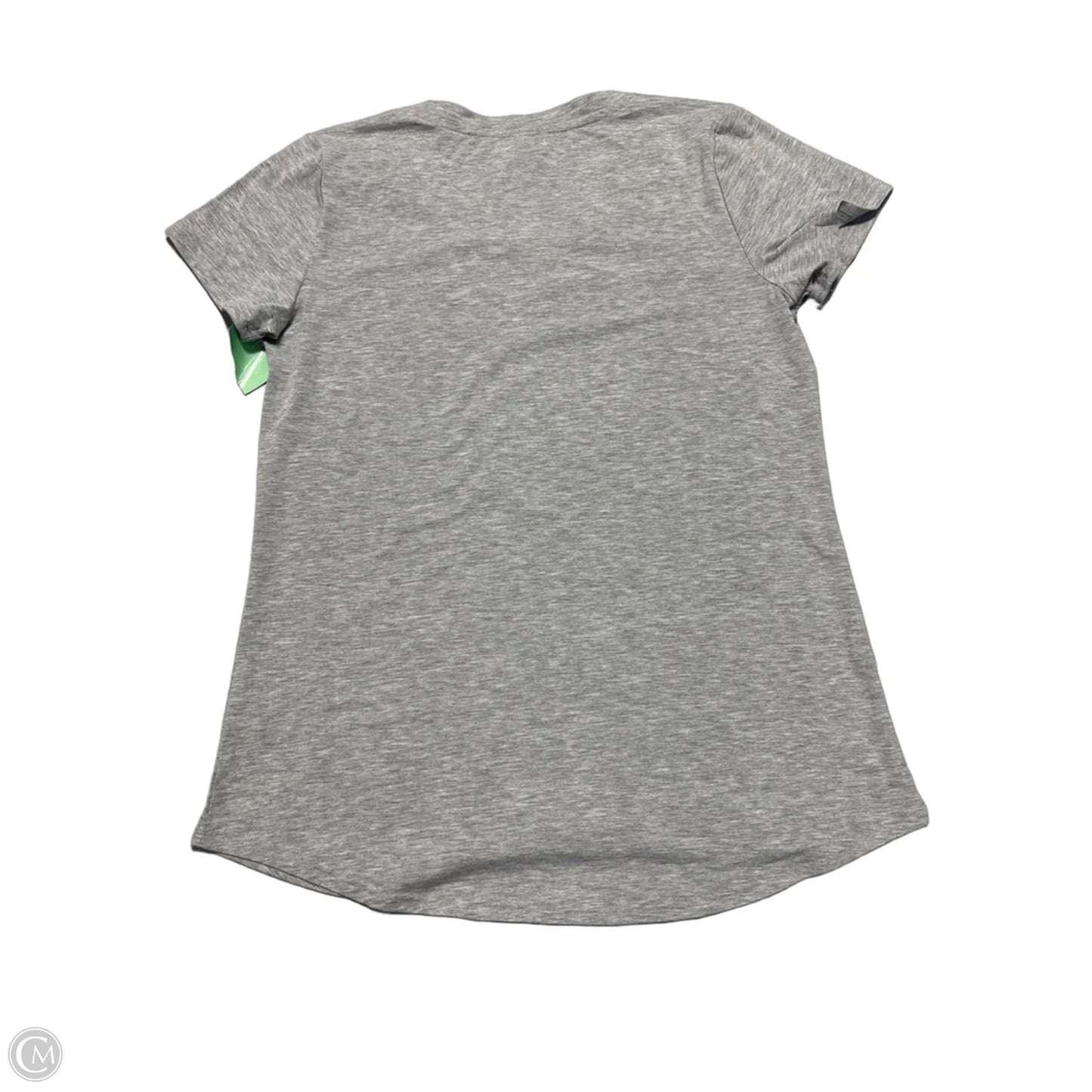 Top Short Sleeve By Maurices In Grey, Size: M