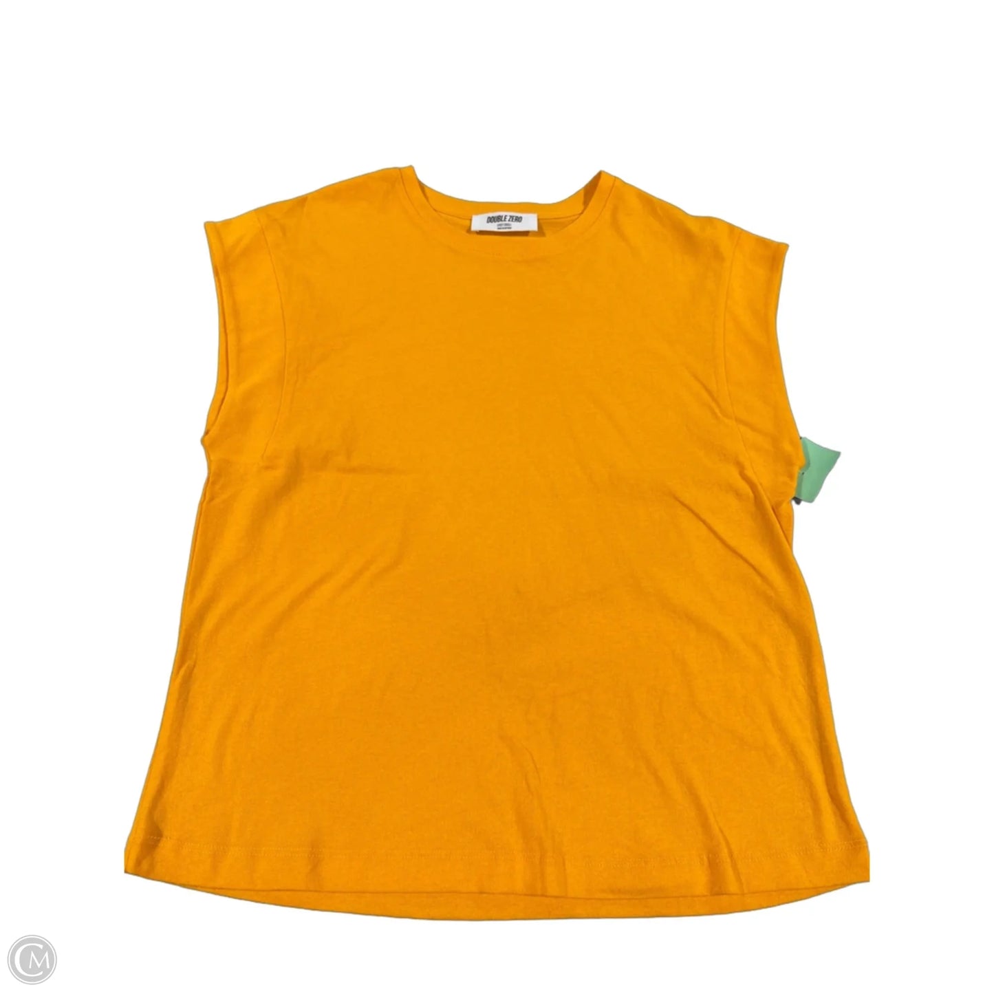Top Short Sleeve By Double Zero In Orange, Size: S