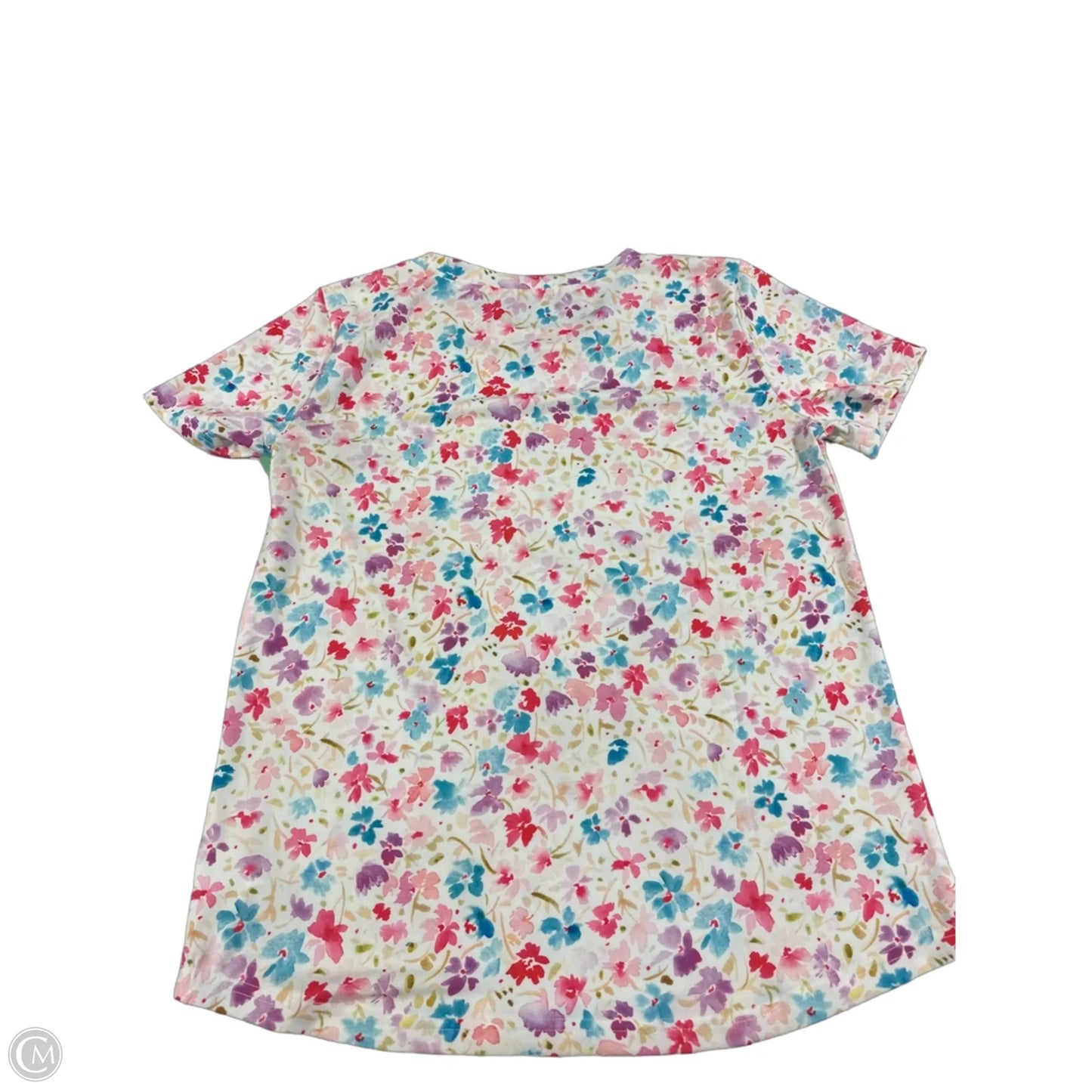 Top Short Sleeve By Staccato In Floral Print, Size: S