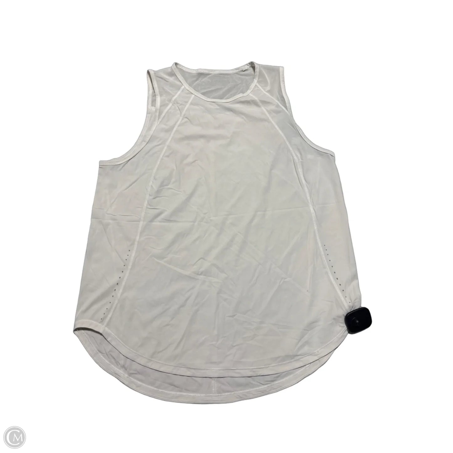 Athletic Tank Top By Lululemon In White, Size: Xl