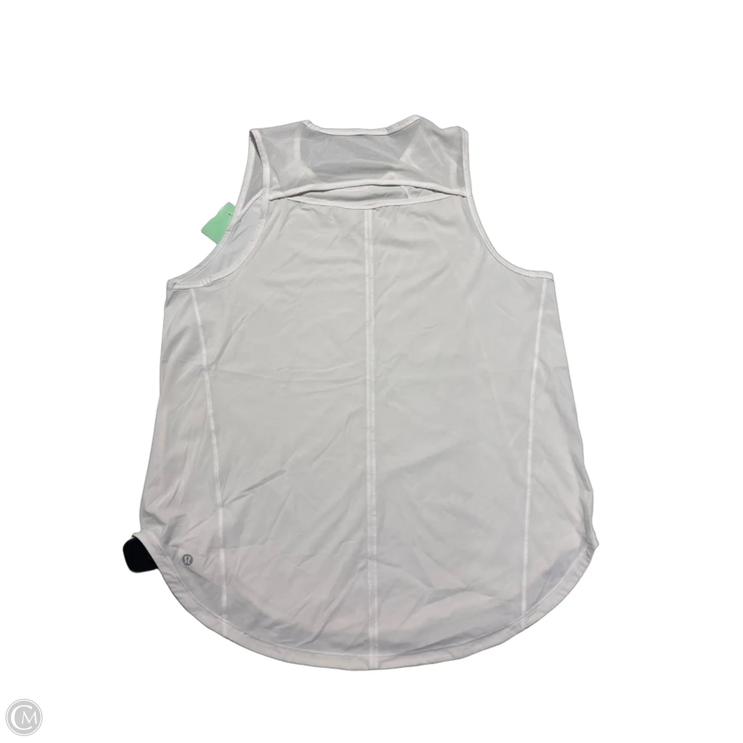 Athletic Tank Top By Lululemon In White, Size: Xl