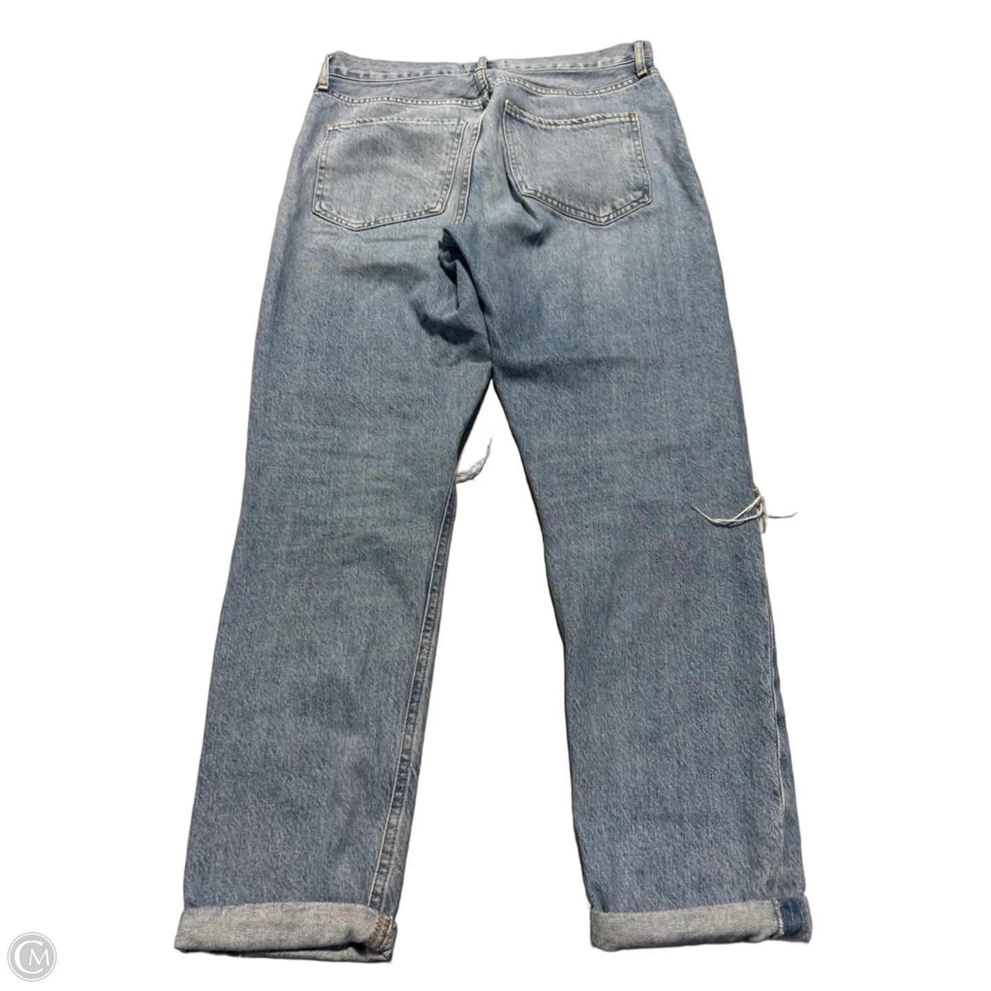 Jeans Straight By Agolde In Blue, Size: 4