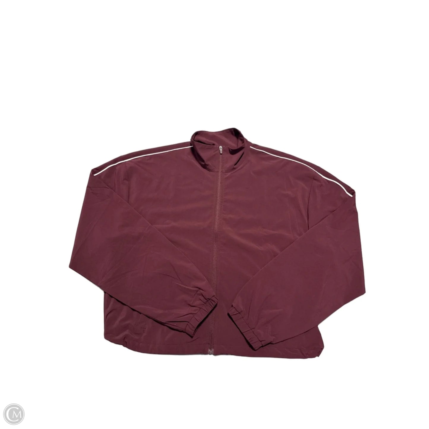 Athletic Jacket By Beyond Yoga In Maroon, Size: Xs
