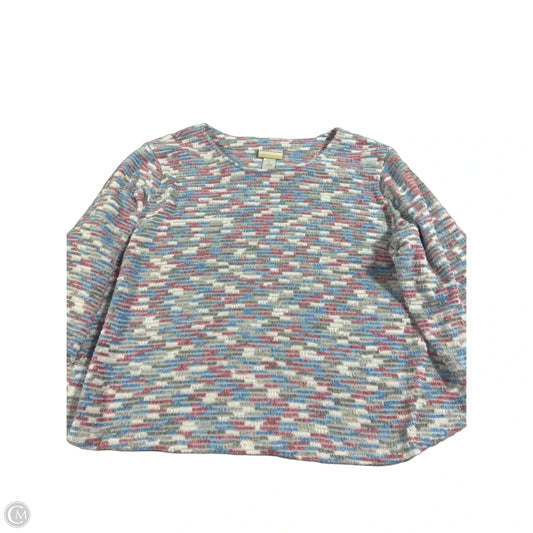 Sweater By Alfred Dunner In Blue & Pink, Size: 3x