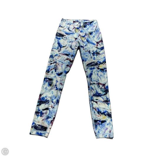 Athletic Leggings By Lululemon In Blue, Size: 4