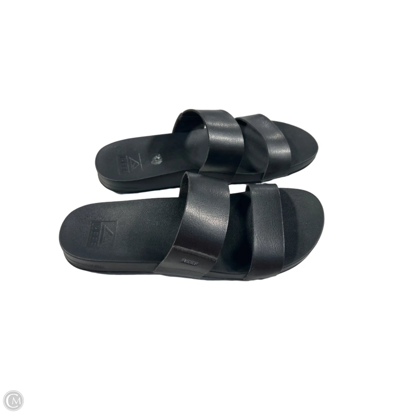 Sandals Flats By Reef In Black, Size: 9
