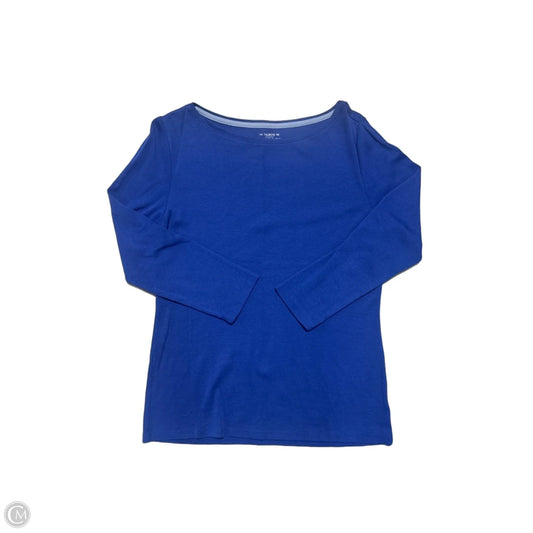 Top 3/4 Sleeve By Talbots In Blue, Size: S