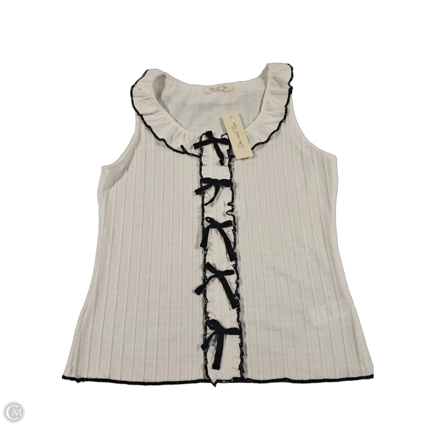 Tank Top By Doe & Rae In White, Size: S