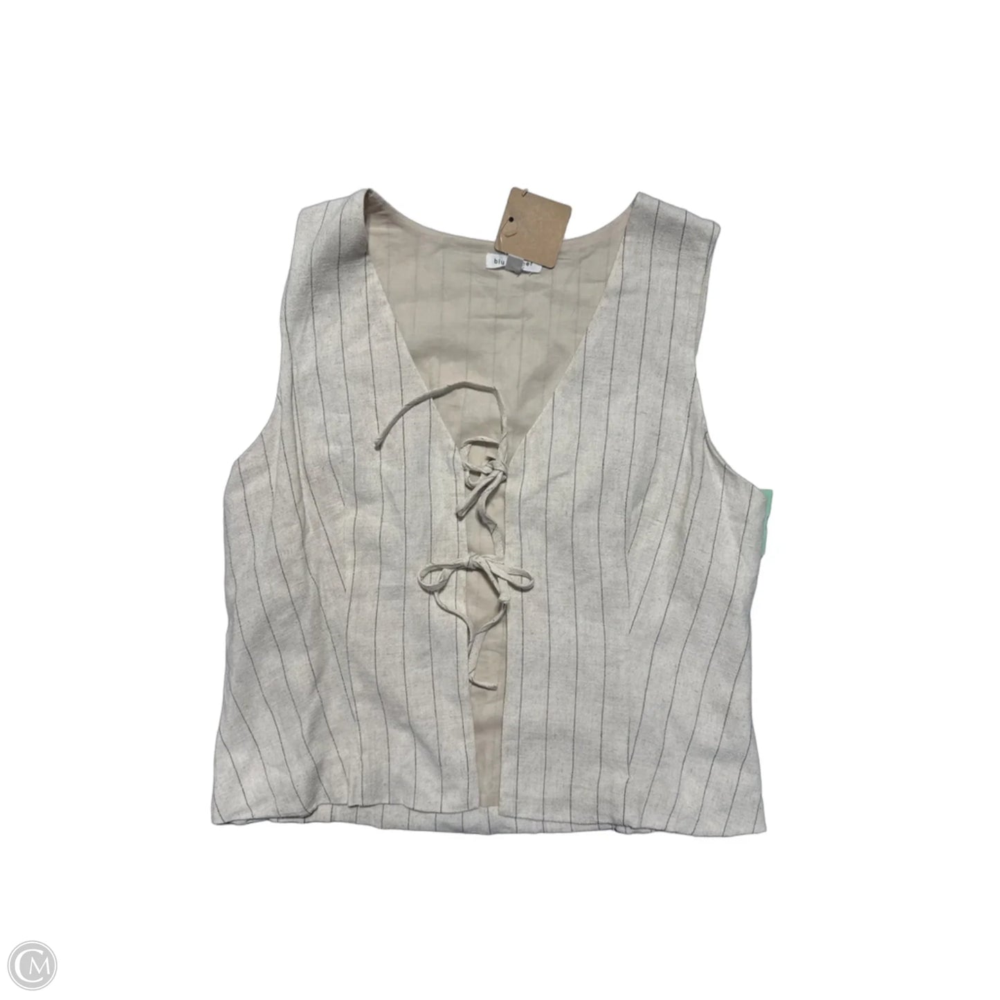 Tank Top By Blu Pepper In Striped Pattern, Size: L