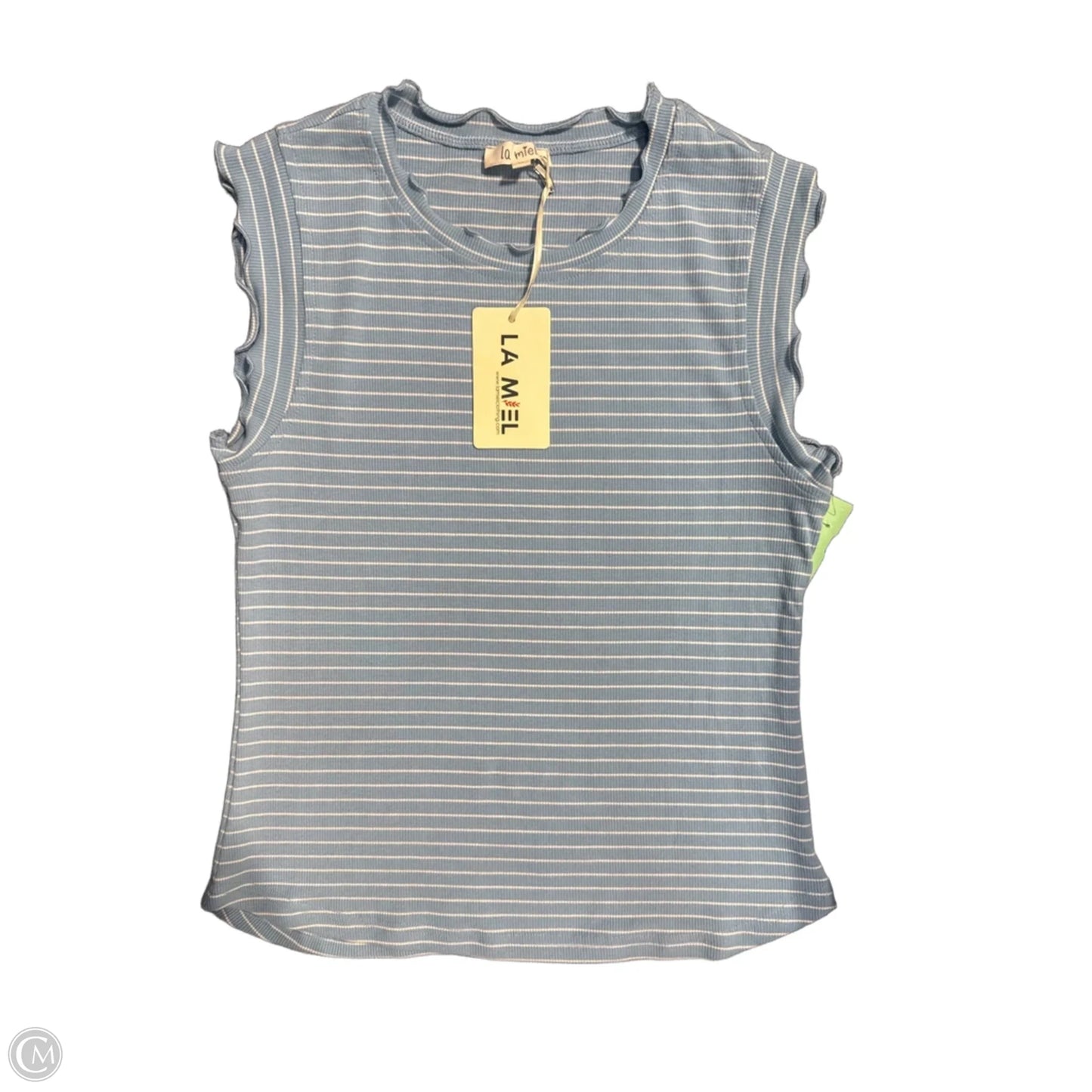 Top Sleeveless By La Miel In Blue, Size: M