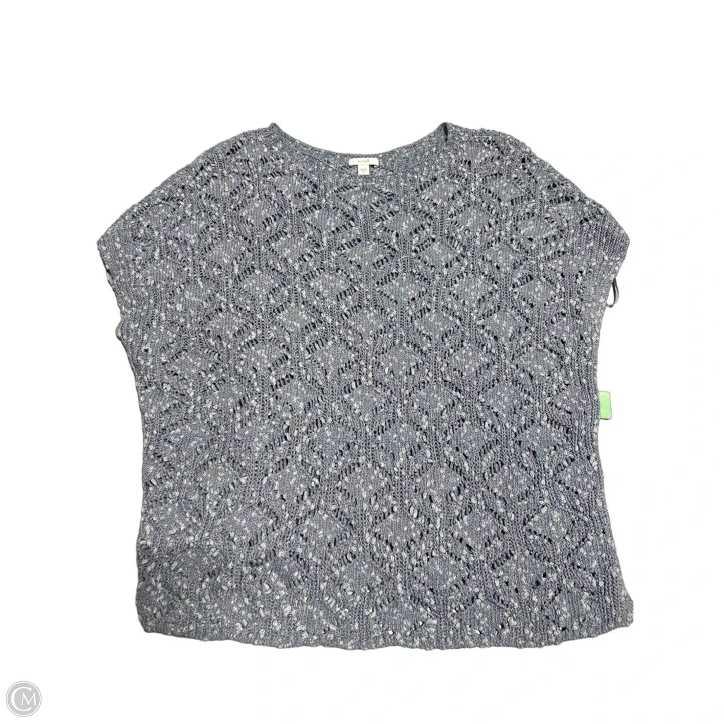 Sweater Short Sleeve By Pure Jill In Blue, Size: 2x
