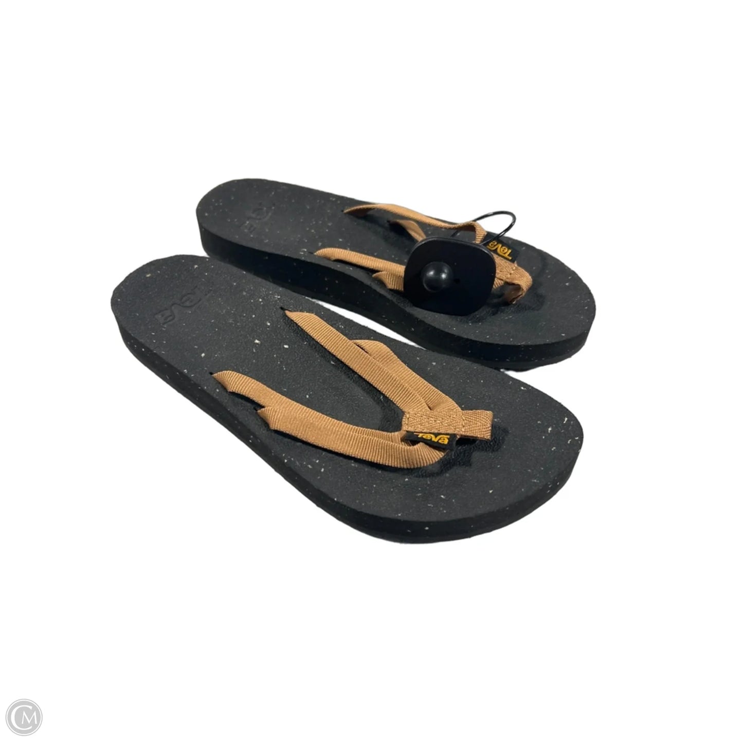 Sandals Flats By Teva In Black & Brown, Size: 6